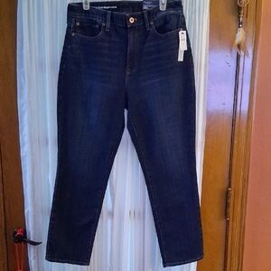 Talbots Women's Dark Indigo Straight Leg Jeans NWT
